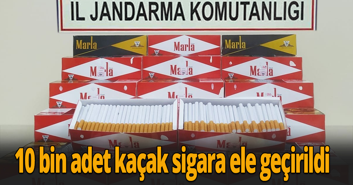 Kocaeli’de 10 bin adet kaçak sigara ele geçirildi