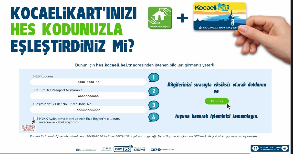 Toplu taşımada HES kodlu binişler 16 Kasım’da başlıyor