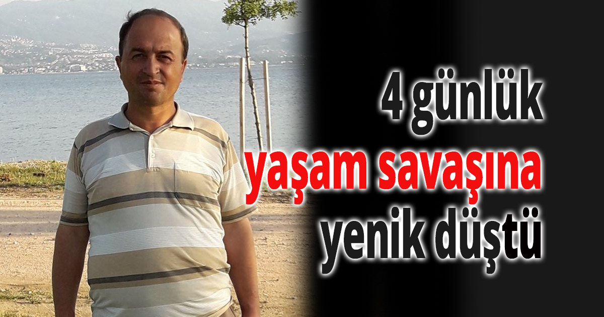 Yaşama tutunamadı