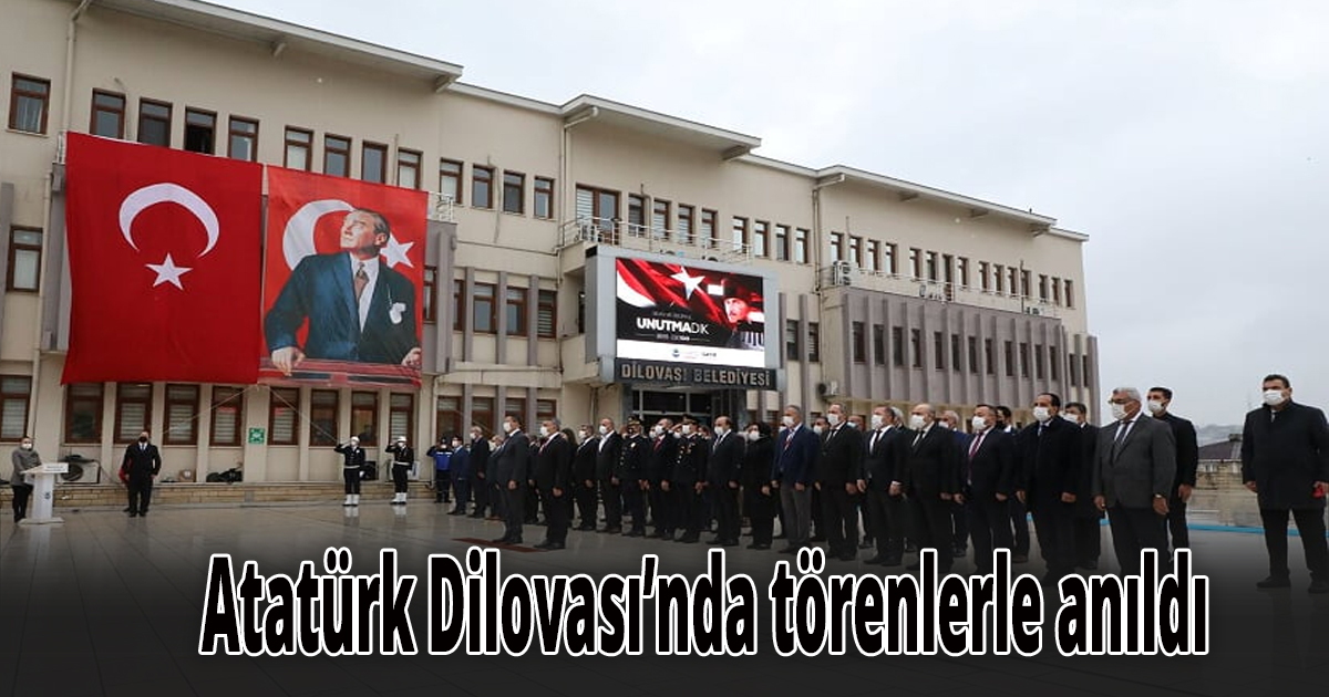  Atatürk Dilovası’nda törenlerle anıldı 