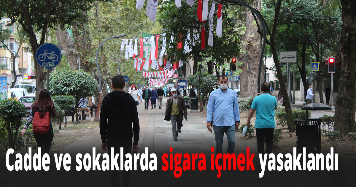 Kocaeli’de cadde ve sokaklarda sigara içmek yasaklandı