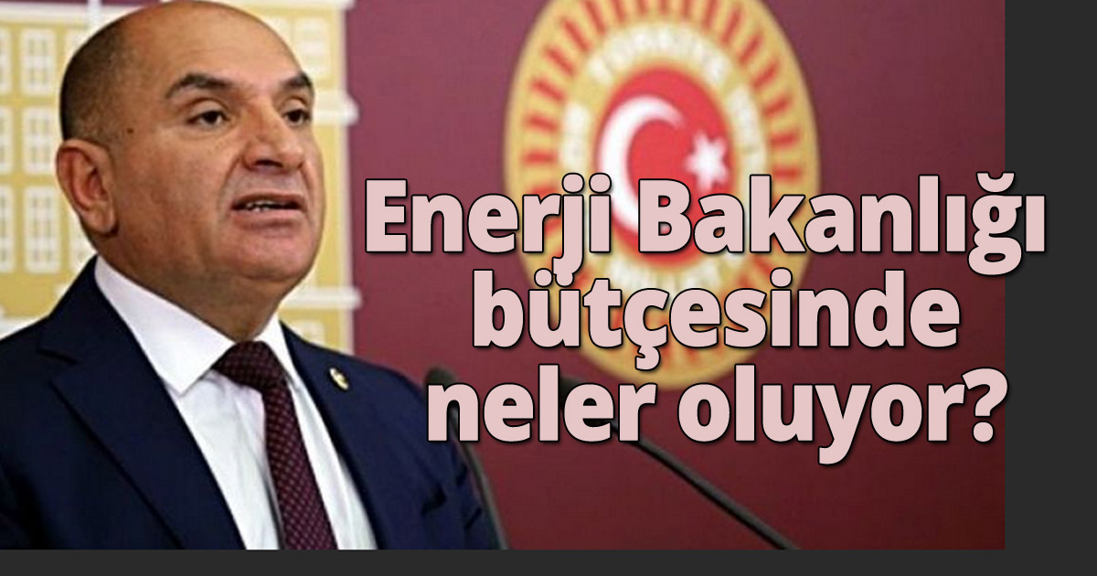 Enerji bakanlığı bütçesinde neler oluyor?