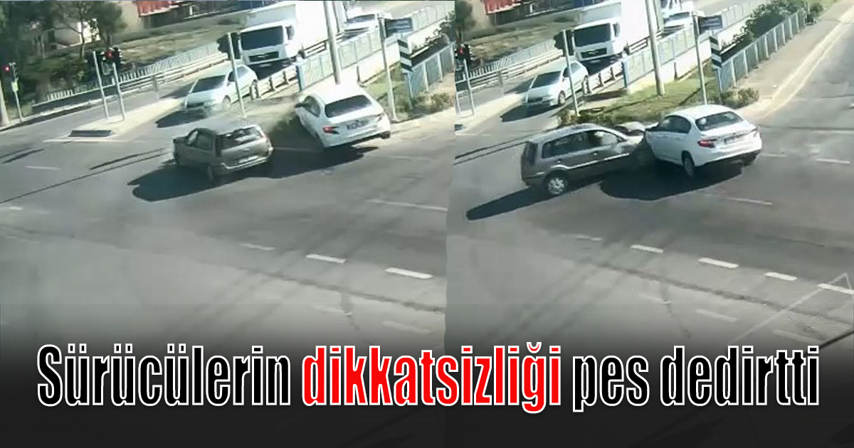 Kocaeli’deki kazalar kameralara yansıdı