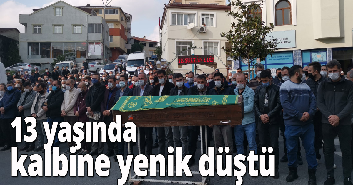 13 yaşında kalbine yenik düştü!