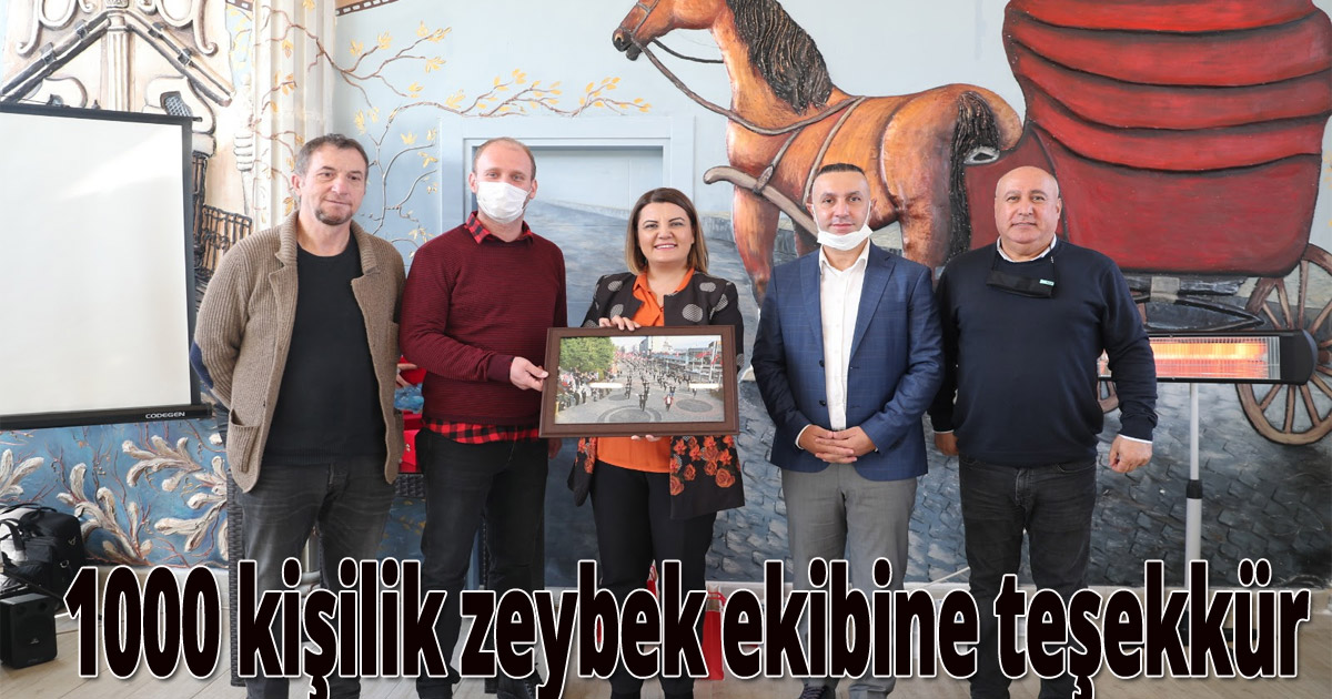 Hürriyet’ten 1000 kişilik zeybek ekibine teşekkür