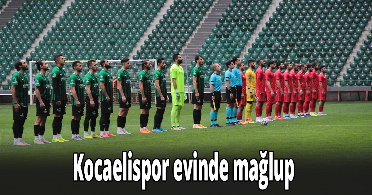 Kocaelispor evinde mağlup