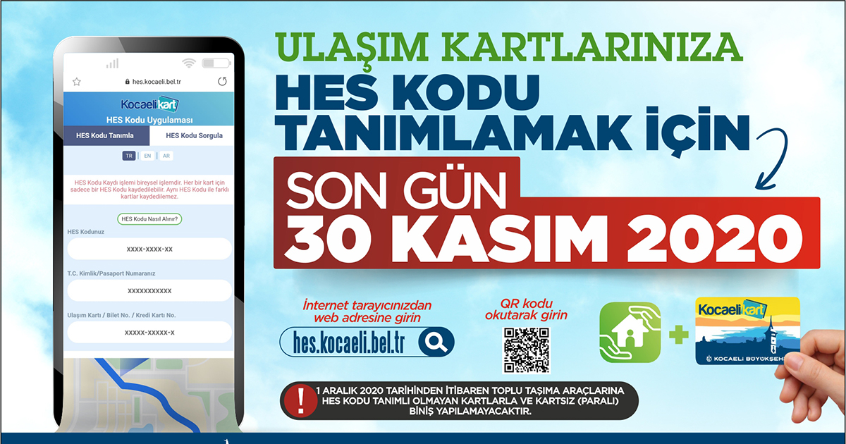 Hala HES Kodunuzu tanımlamadınız mı?