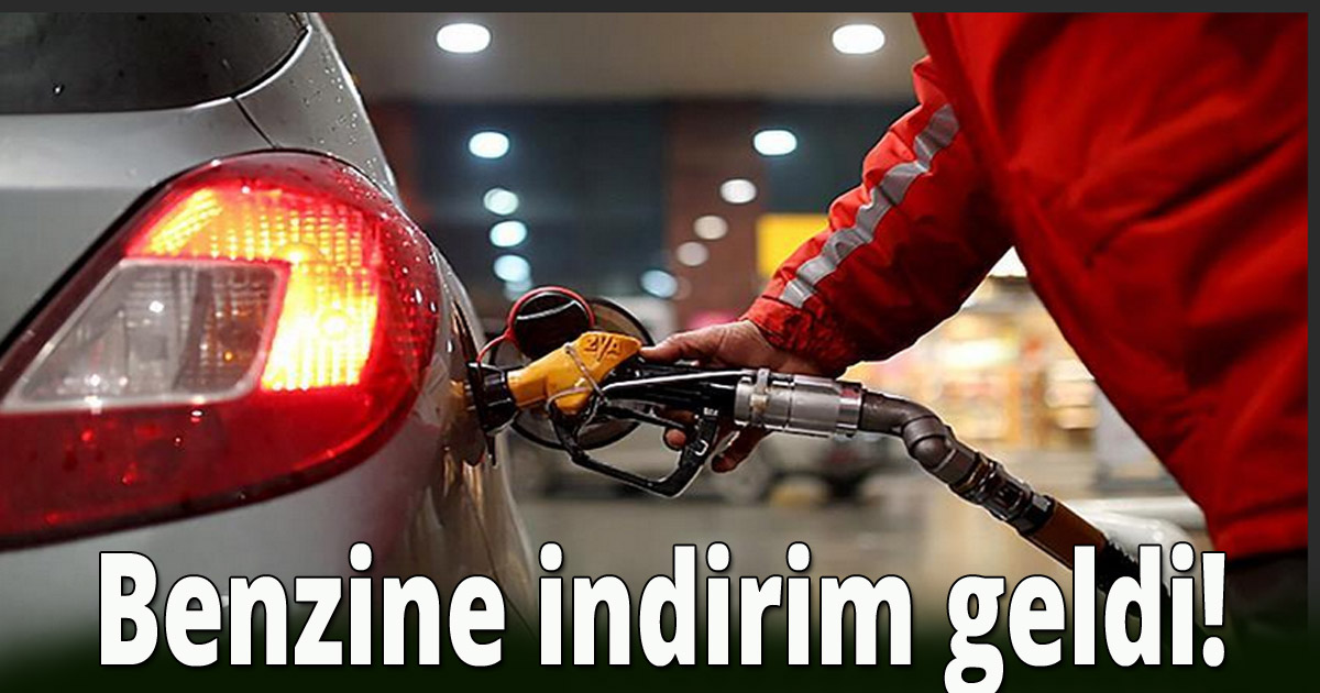 Benzine indirim geldi!