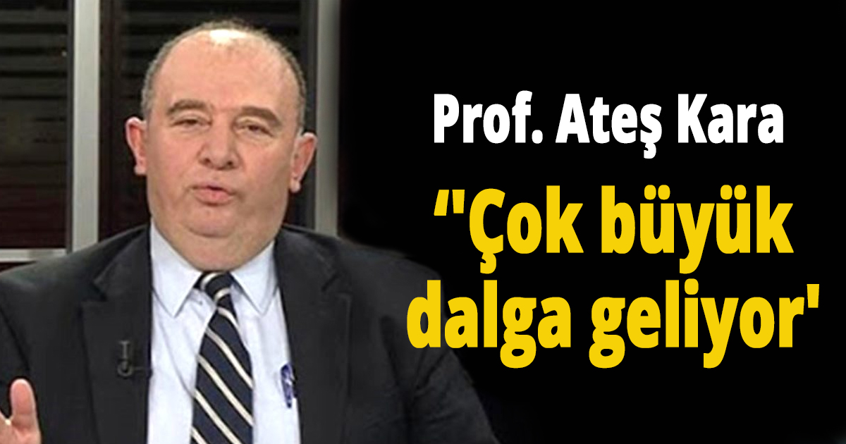 'Çok büyük dalga geliyor'