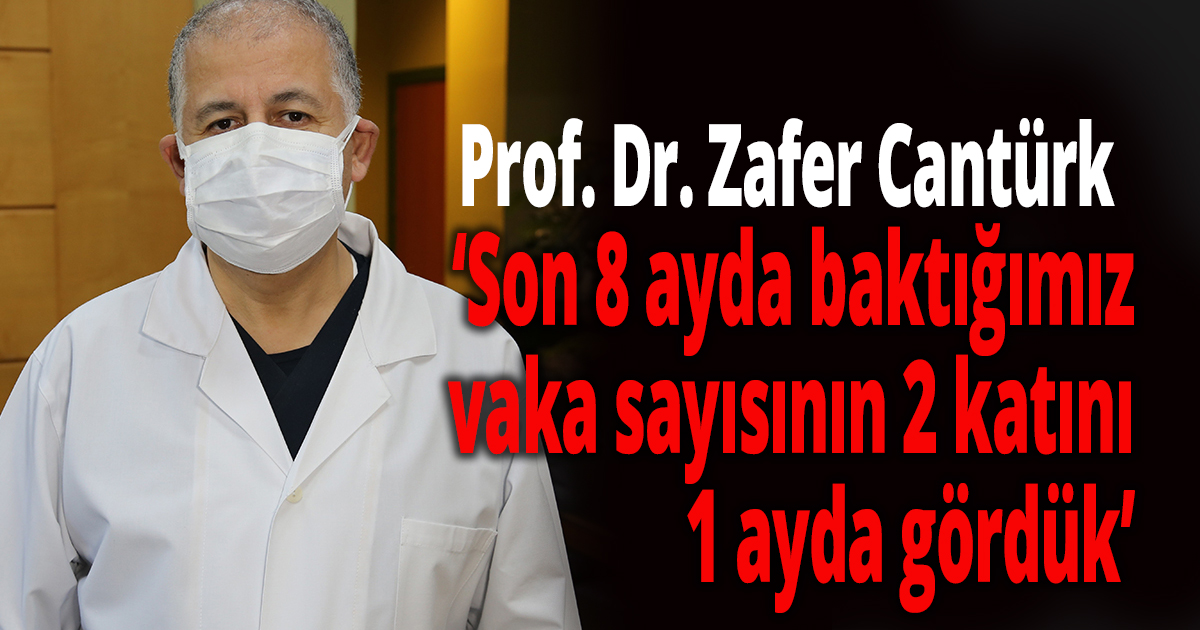 Başhekim Cantürk'ten korkutan sözler