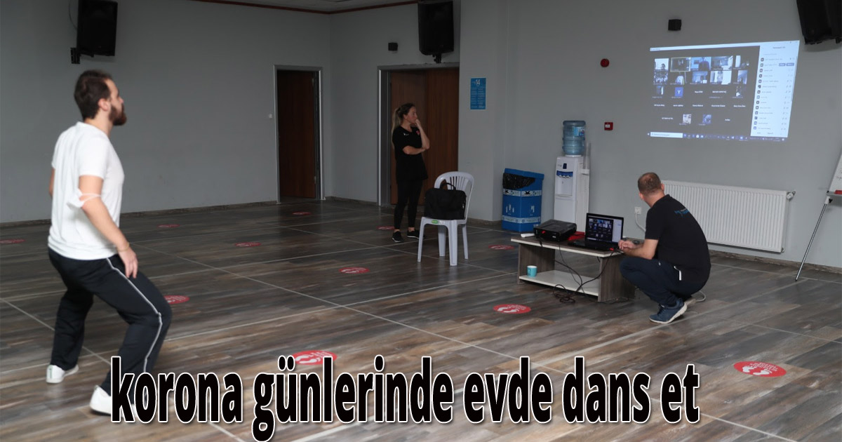 Sahne İzmit Halk Dansları ekibiyle, korona günlerinde evde dans et