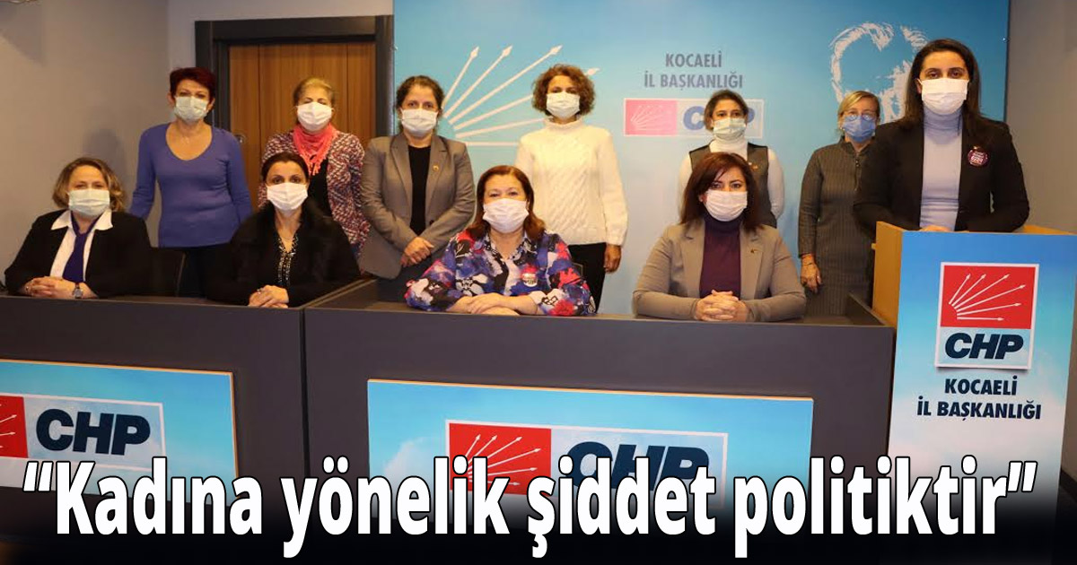 Kadına yönelik şiddet politiktir”