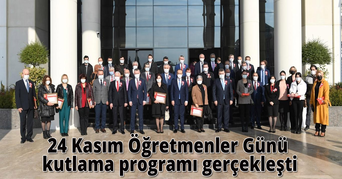 24 Kasım Öğretmenler Günü kutlama programı, gerçekleşti