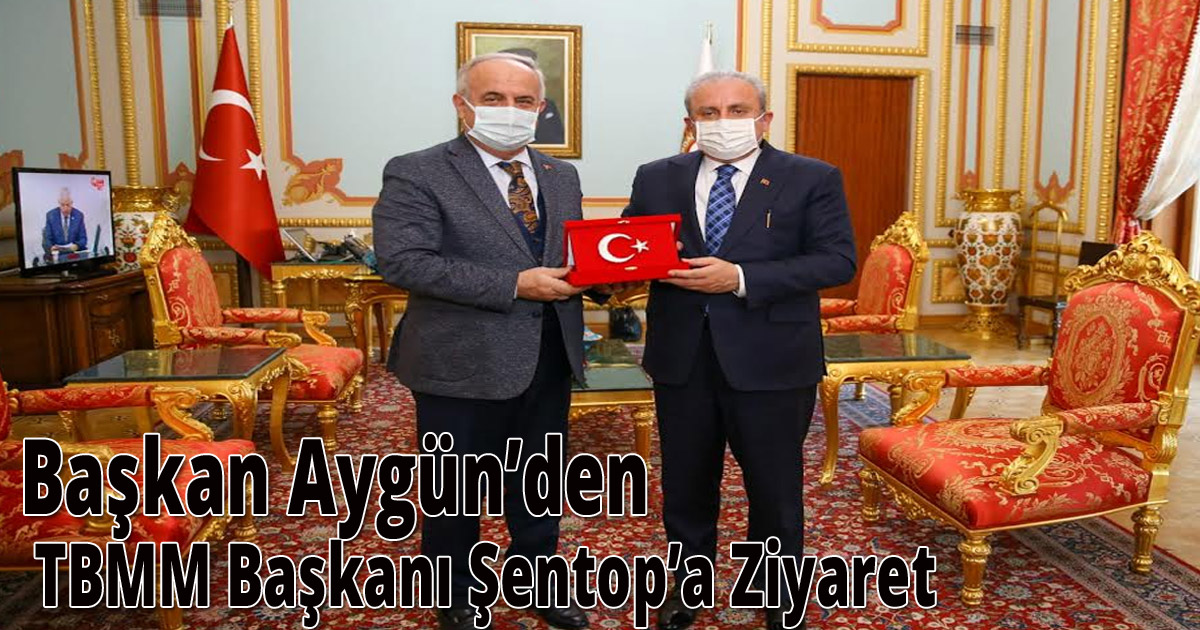 Başkan Aygün’den TBMM Başkanı Şentop’a Ziyaret