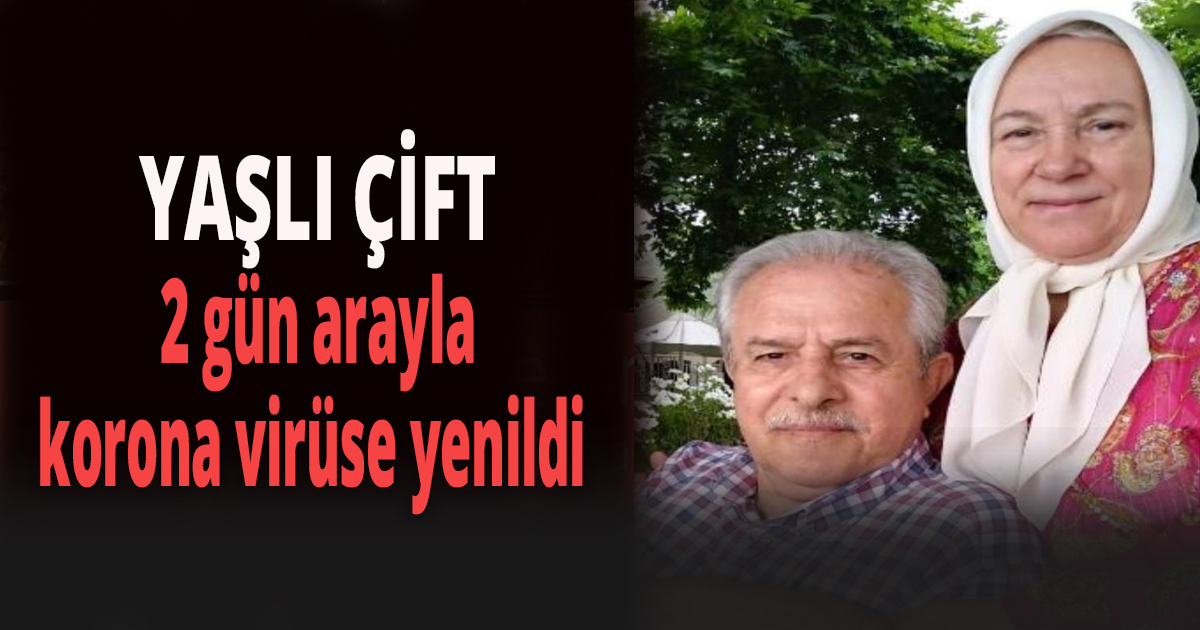 İzmit'te bir yaşlı çiften daha acı haber geldi