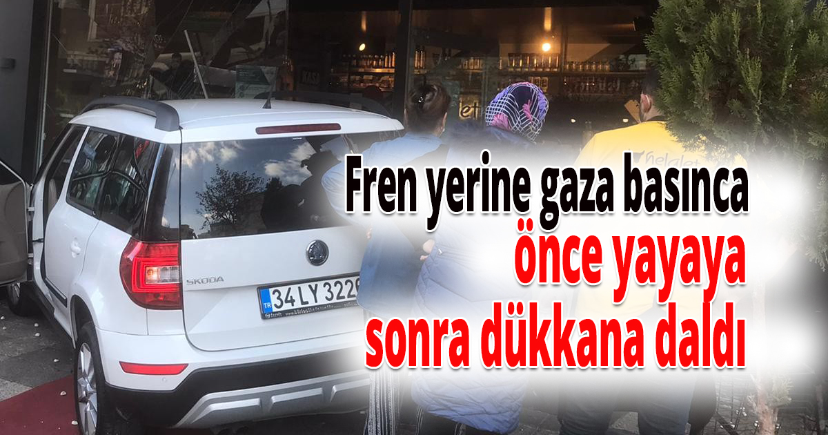 Fren yerine gaza basınca 