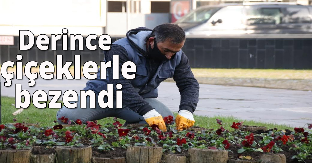 Derince Çiçeklerle Bezendi