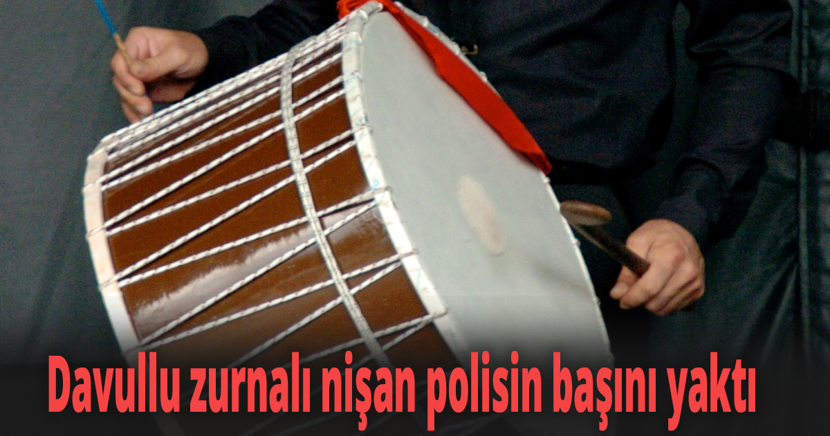 Kızına nişan yaptı