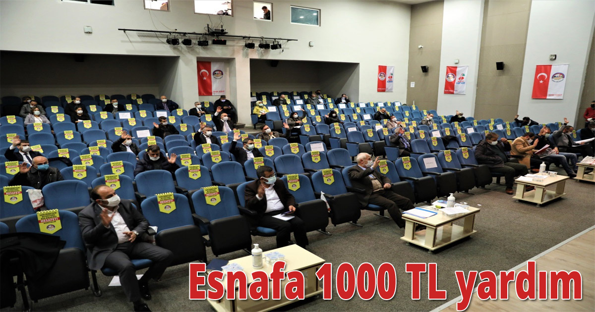 Esnafa 1000 TL yardım