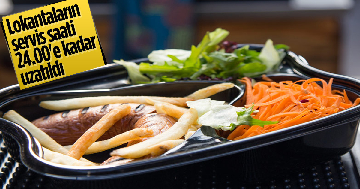 Lokantalar, saat 24.00’e kadar paket servis yapabilecek