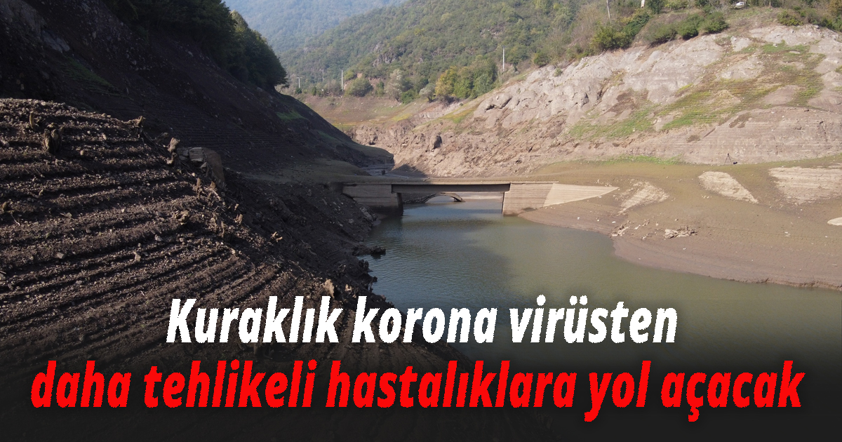  Önlem alınmazsa kuraklık korona virüsten daha tehlikeli hastalıklara yol açacak 