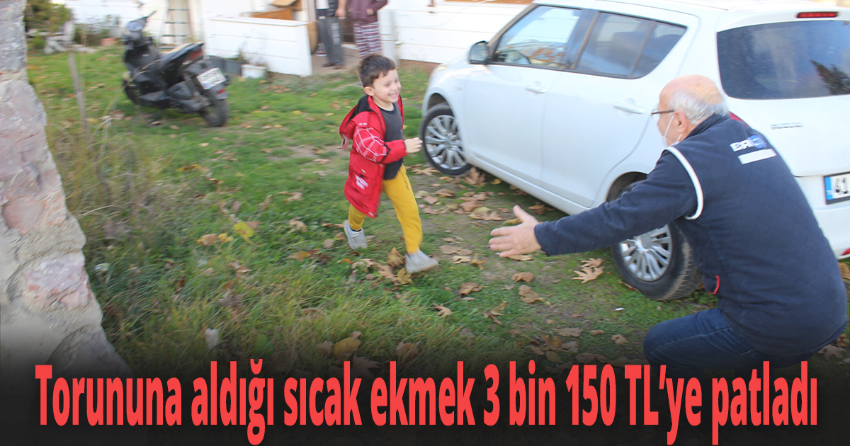 Torununu kıramadı sokağa çıktı