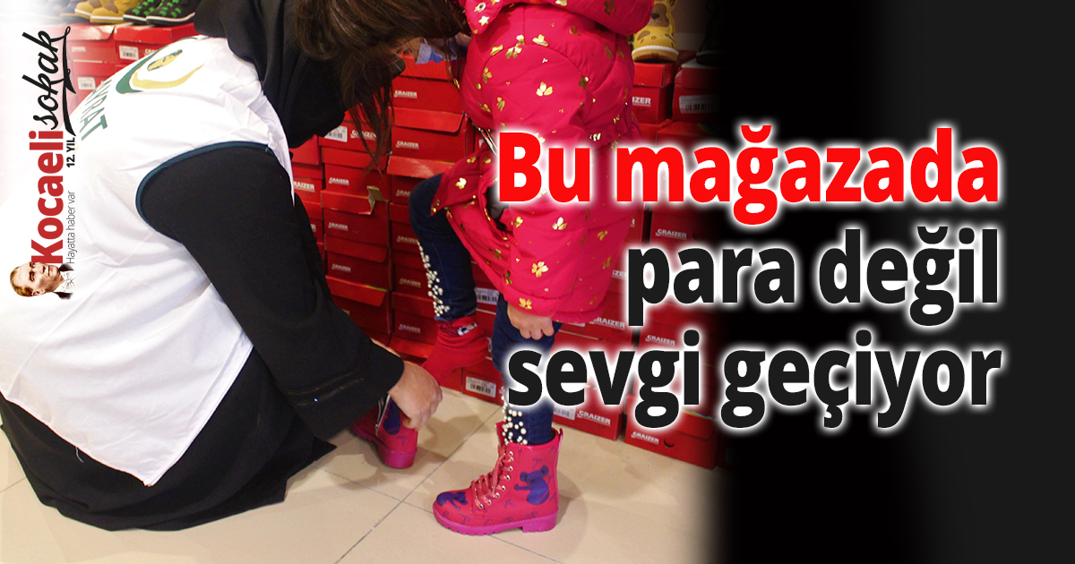 Bu mağazada para değil sevgi geçiyor