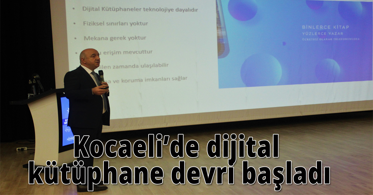 Kocaeli’de dijital kütüphane devri başladı