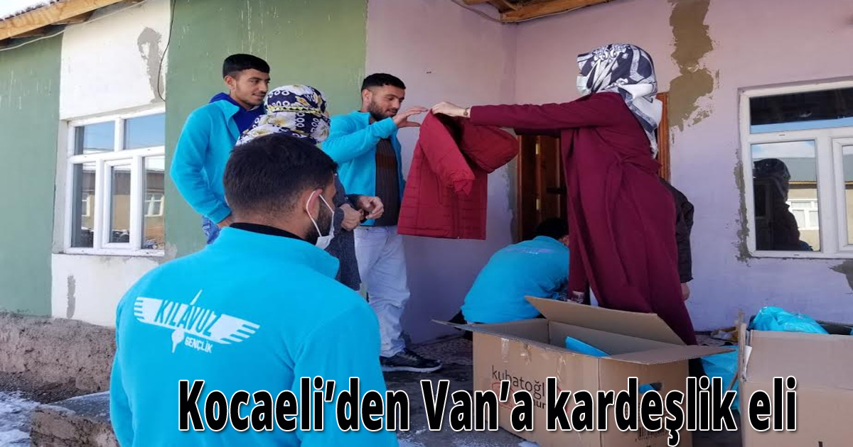 Kocaeli’den Van’a kardeşlik eli