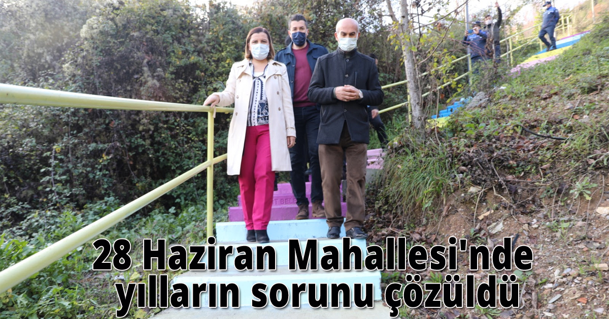28 Haziran Mahallesi'nde yılların sorunu çözüldü