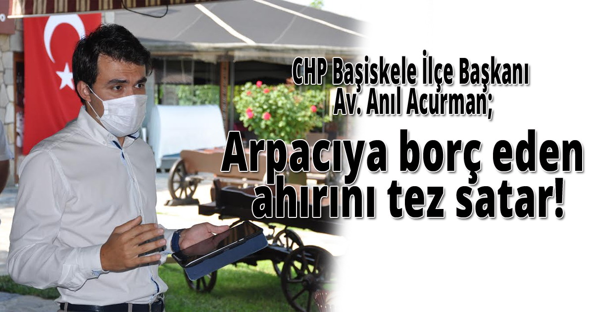 Arpacıya borç eden ahırını tez satar!