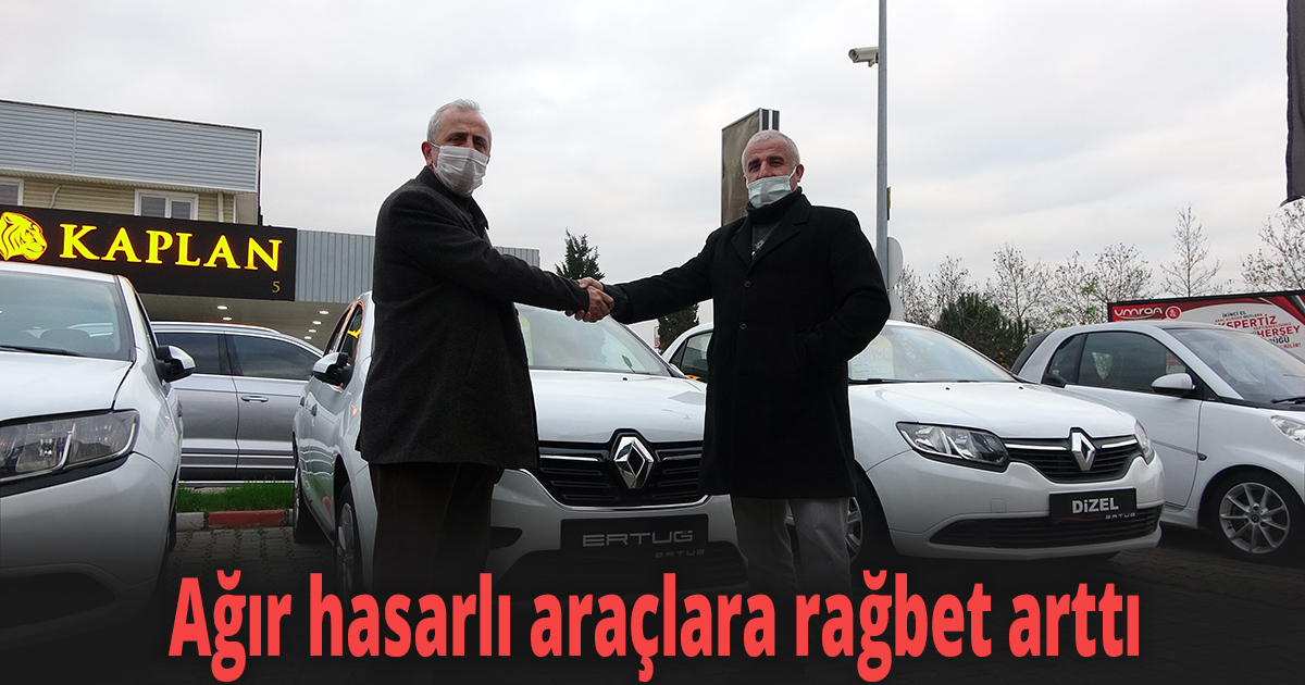 İkinci elde fiyatlar uçunca ağır hasarlı araçlara rağbet arttı