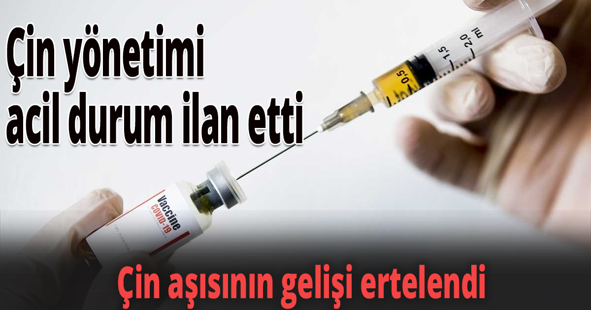 Çin yönetimi acil durum ilan etti 