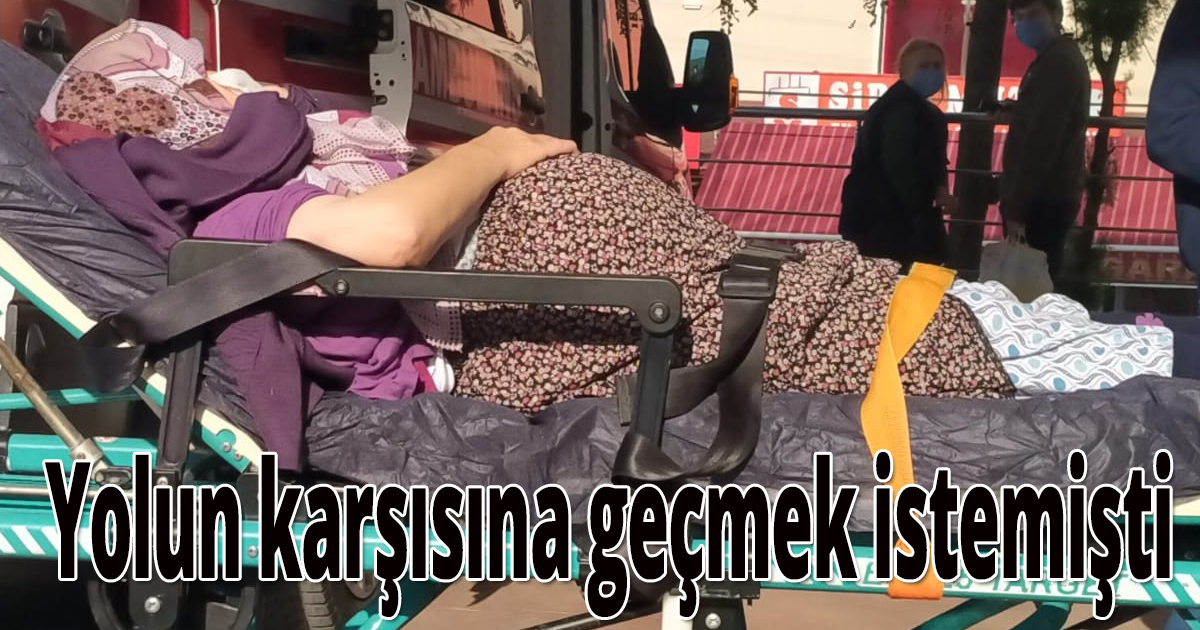 Kocaeli'de otomobilin çarptığı yaşlı kadın yaralandı