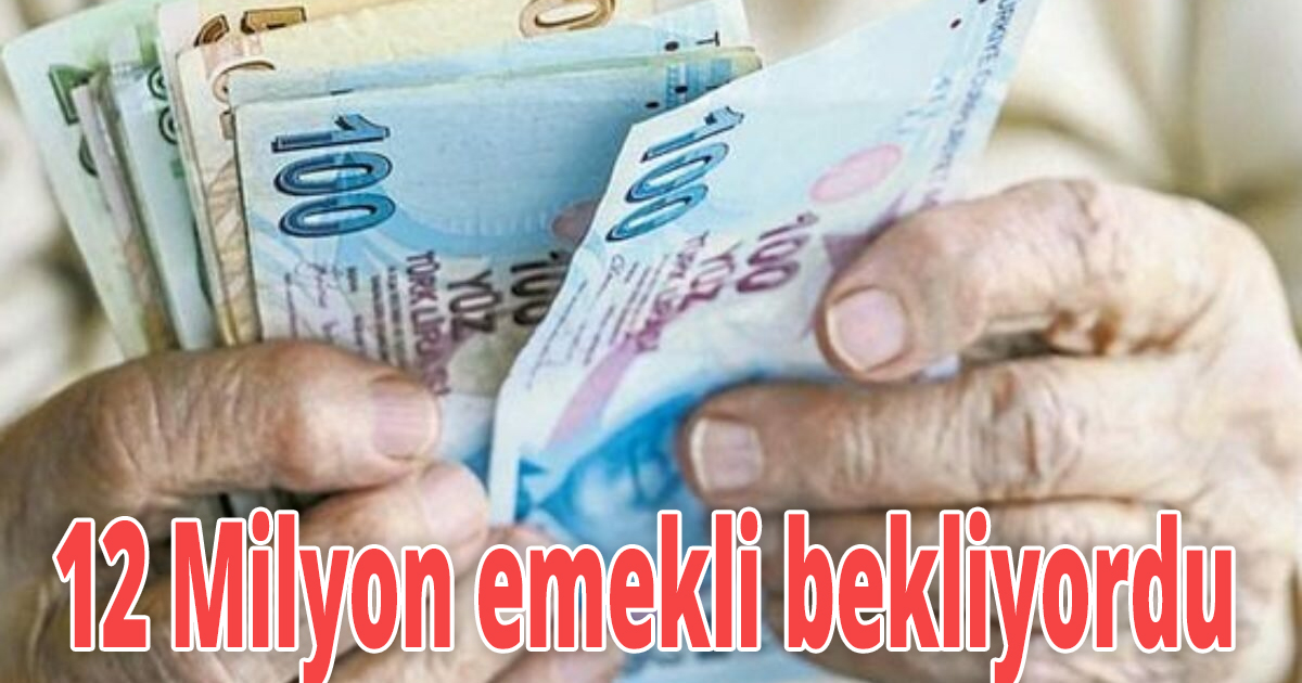 12 Milyon emekli bekliyordu