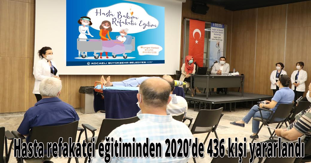 Hasta refakatçi eğitiminden 2020’de 436 kişi yararlandı