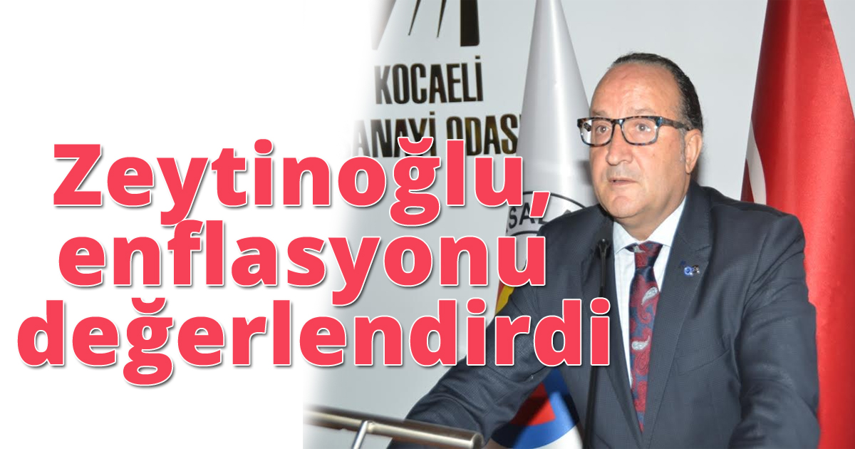 Zeytinoğlu, enflasyonu değerlendirdi