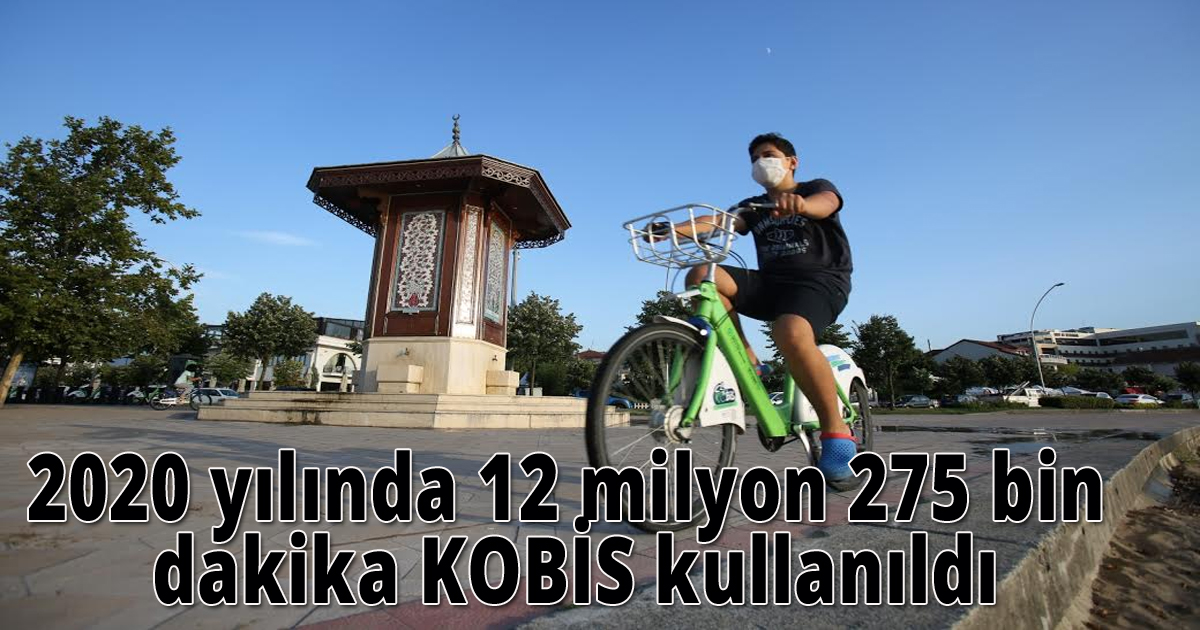 2020 yılında 12 milyon 275 bin dakika KOBİS kullanıldı