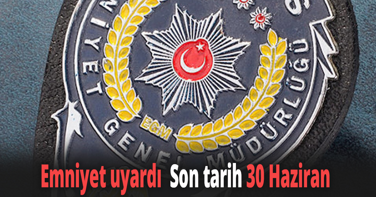 Emniyet uyardı