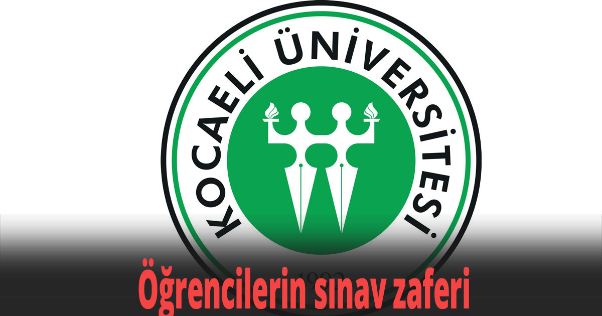 Öğrencilerin sınav zaferi