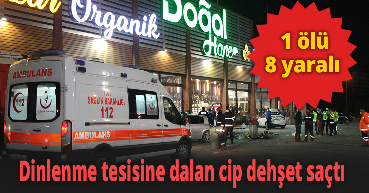 Dinlenme tesisine dalan cip dehşet saçtı