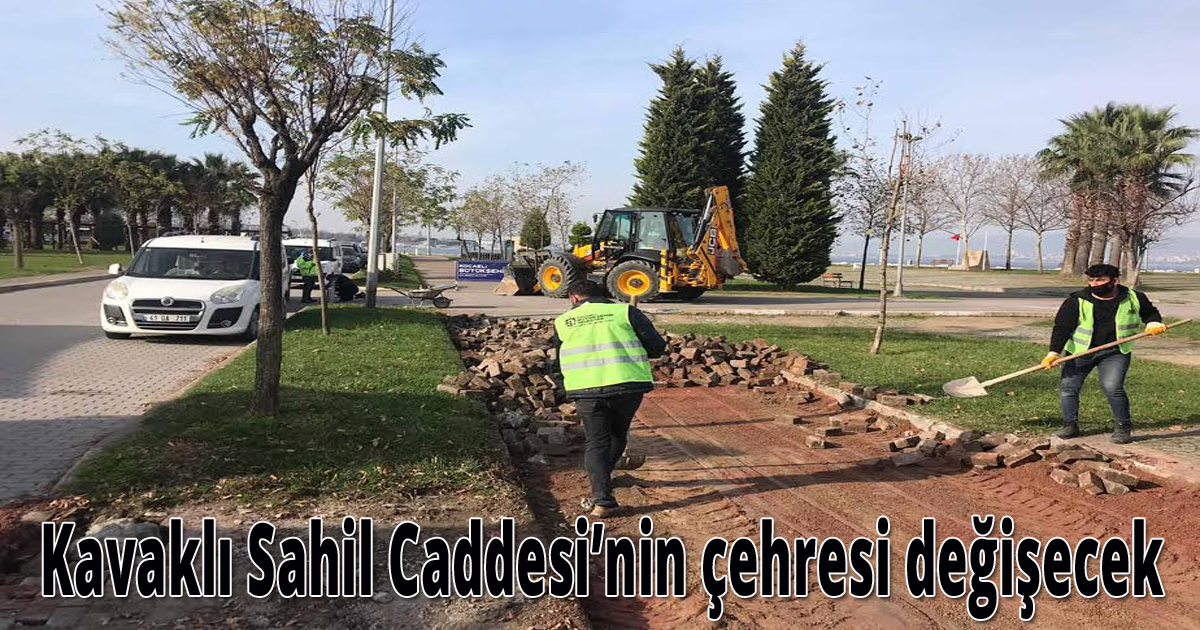 Gölcük Kavaklı Sahil Caddesi’nin çehresi değişecek