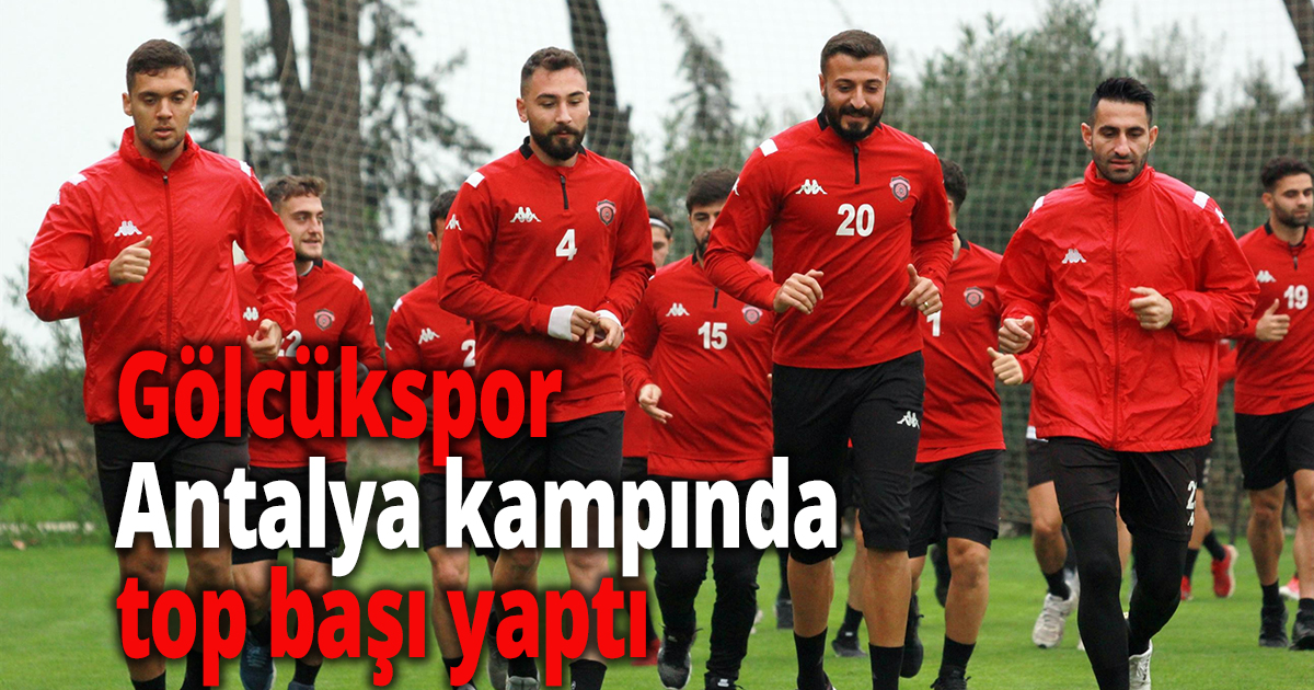Gölcükspor Antalya kampında top başı yaptı