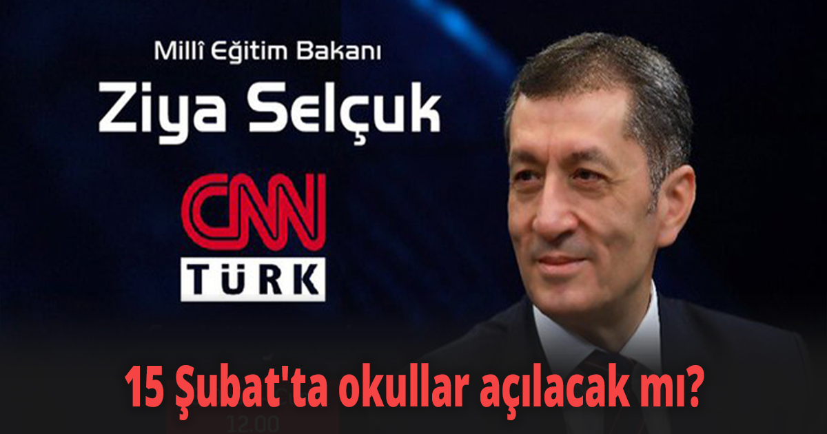 Milli Eğitim Bakanı canlı yayında açıkladı