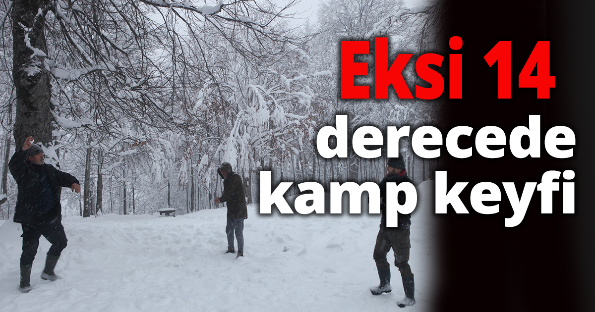 Kartepe’nin zirveleri kampçılara kaldı