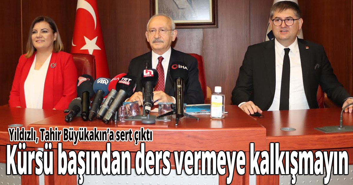 Başkan Yıldızlı, Tahir Büyükakın’a sert çıktı