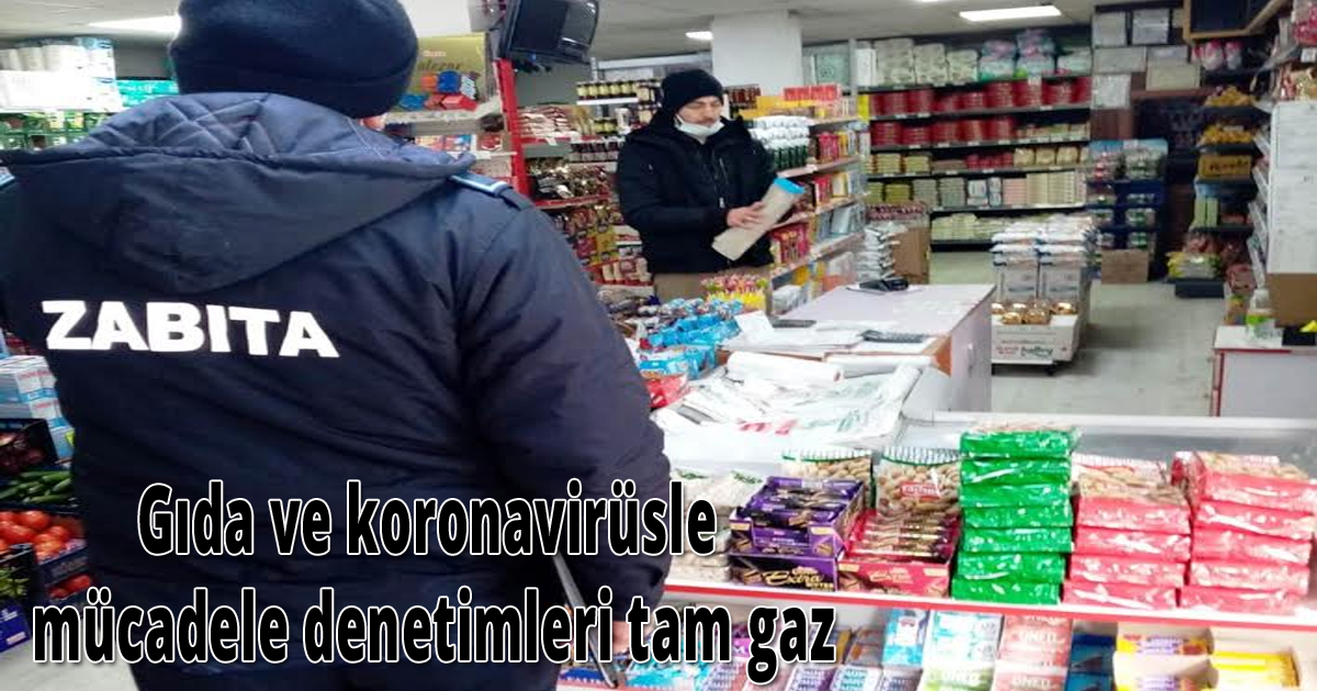 Gıda ve koronavirüsle mücadele denetimleri tam gaz
