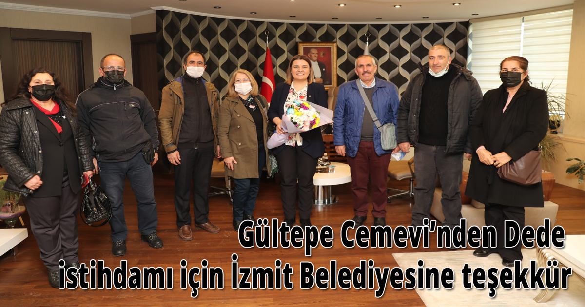 Gültepe Cemevi’nden Dede istihdamı için İzmit Belediyesine teşekkür