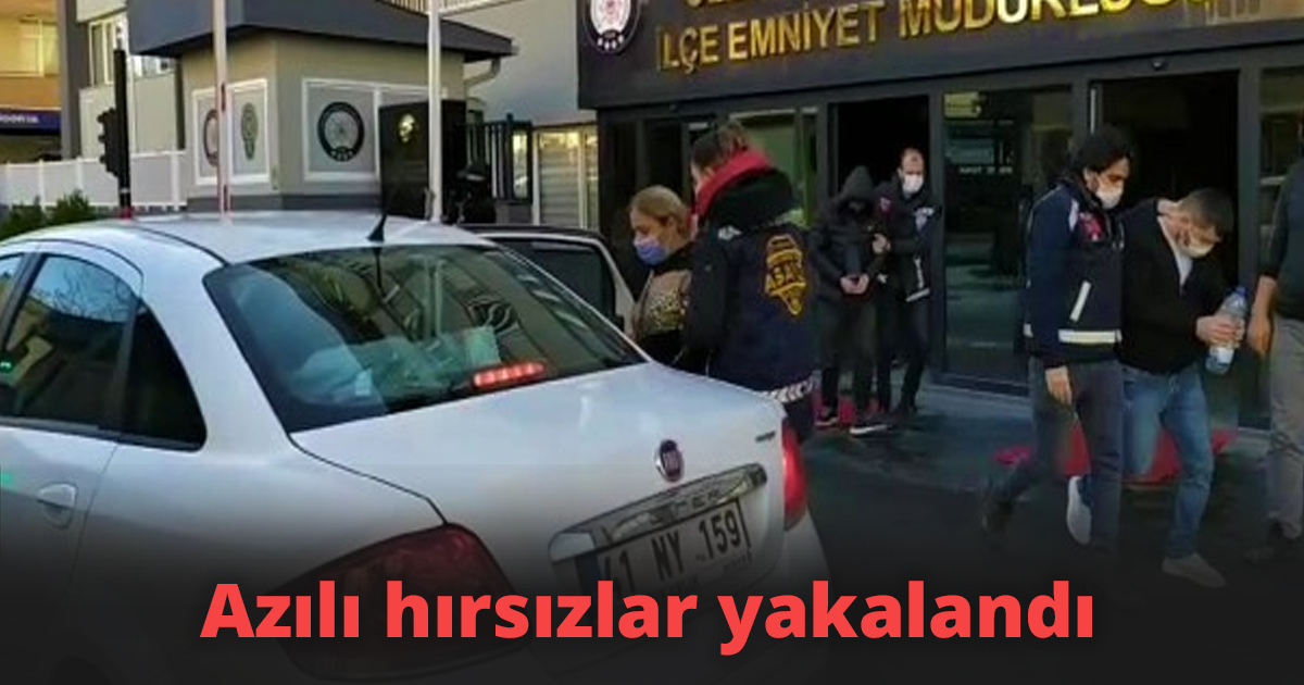 Azılı hırsızlar yakalandı