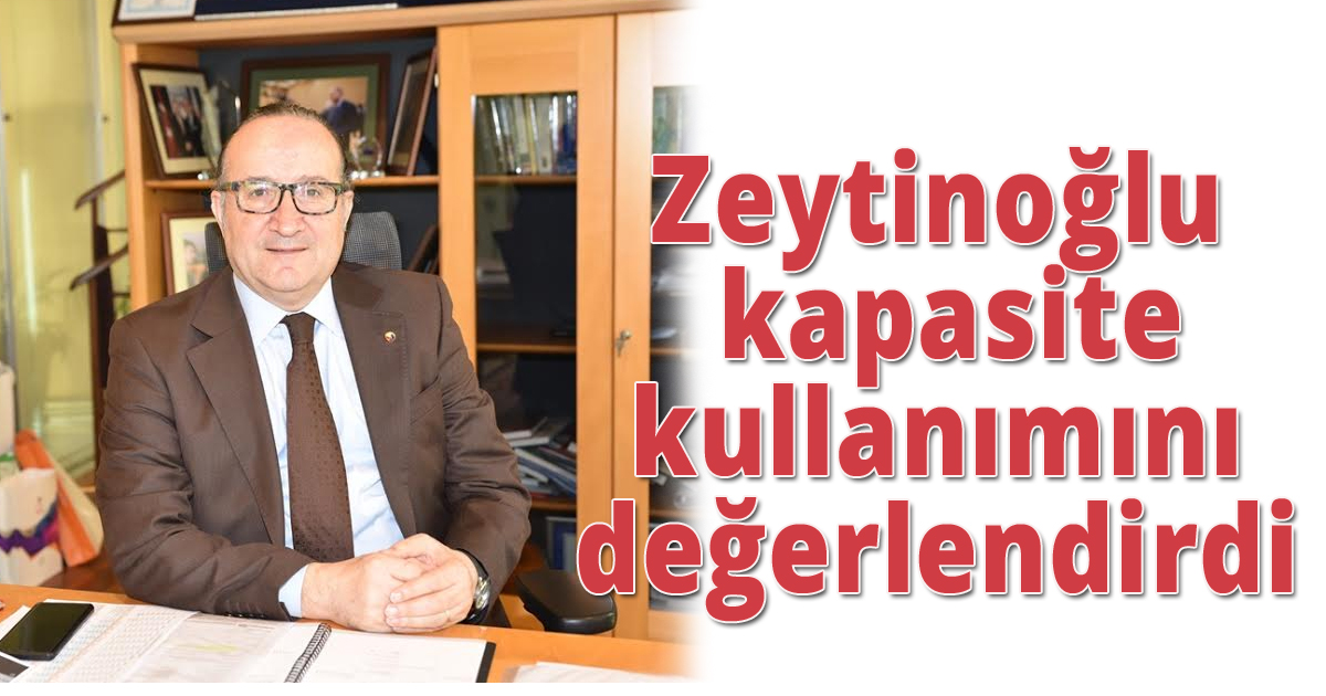 Zeytinoğlu kapasite kullanımını değerlendirdi